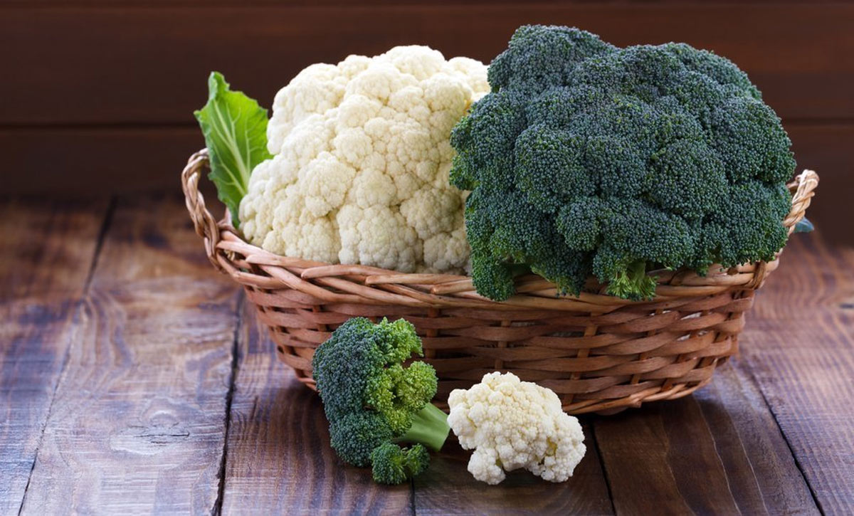 coliflor y brócoli