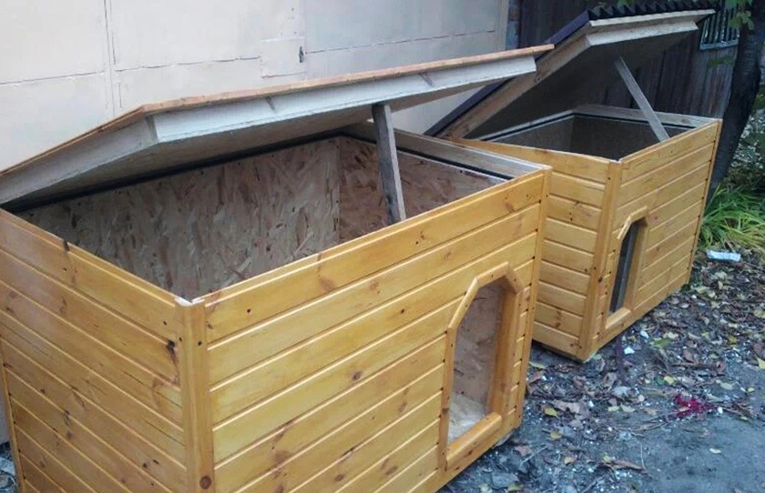 Caseta con techo abatible